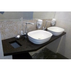 Acrylic stone cellar with sinks
